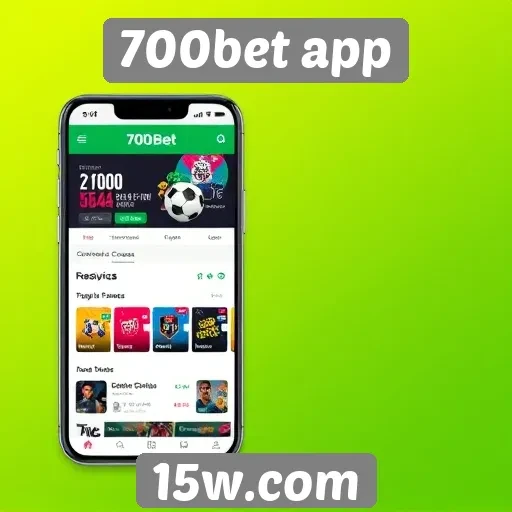 Análise da interface do usuário do 700bet app
